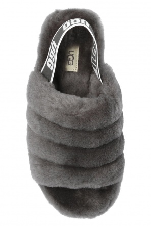 ugg Samt ‘Fluff Yeah Slide’ fur sandals