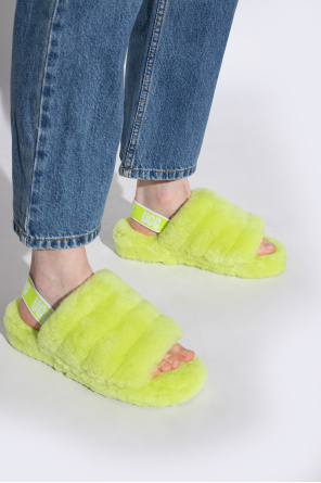‘fluff yeah’ fur sandals od UGG