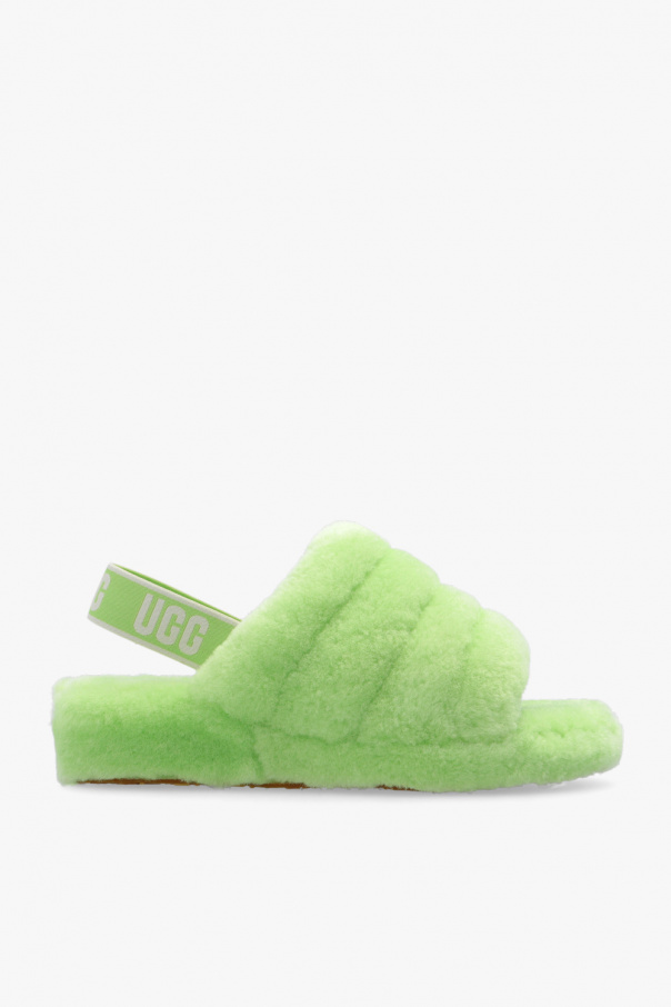 UGG ‘Fluff Yeah Side’ fur sandals