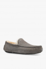 UGG GREY ‘Ascot’ shearling moccasins