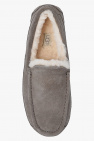 UGG GREY ‘Ascot’ shearling moccasins