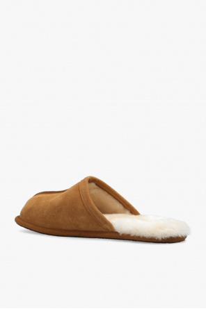 ugg Flat ‘Scuff’ suede slippers