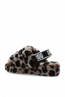 UGG 'W Fluff Yeah Slide Leopard' fur slides