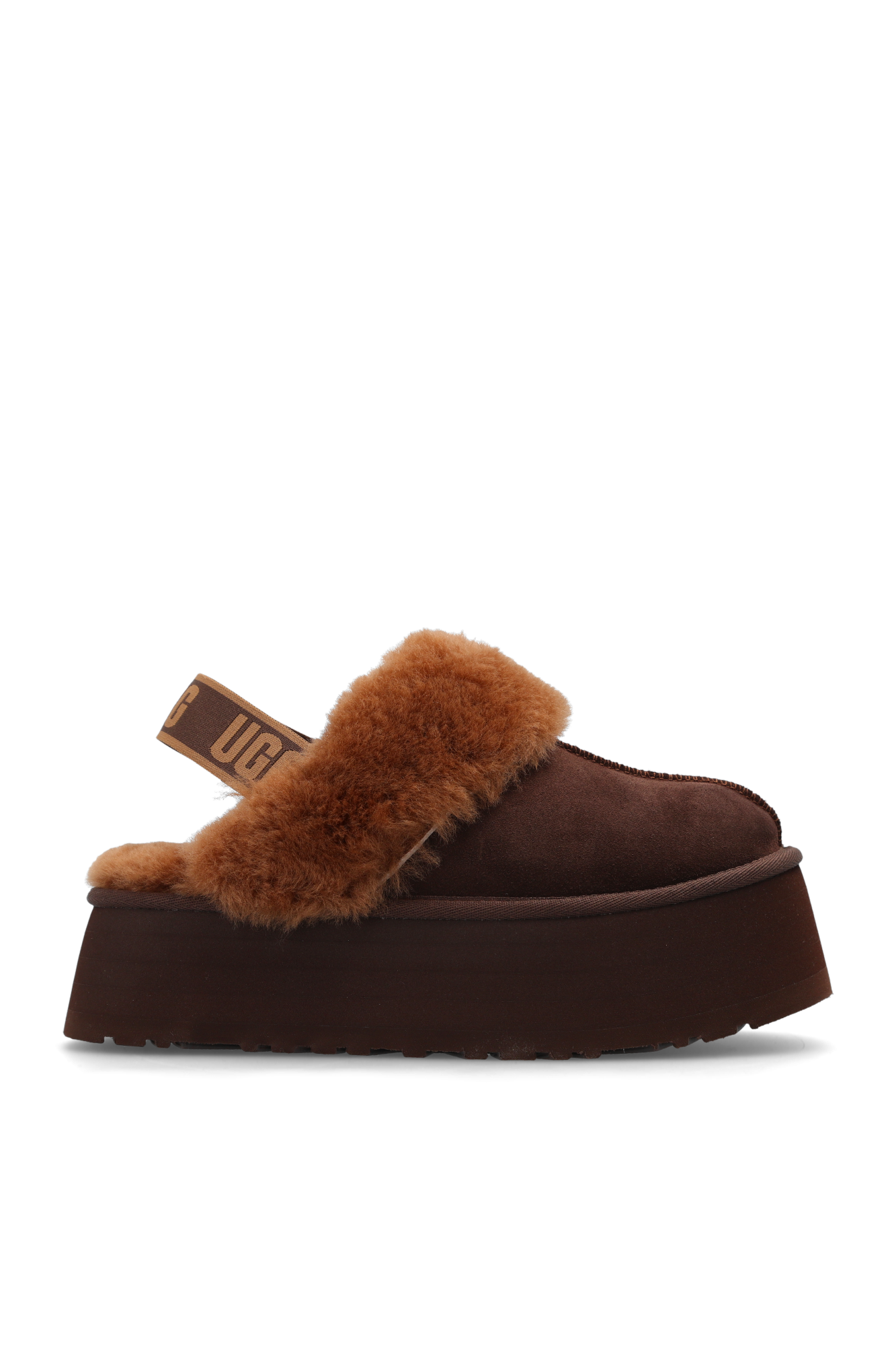 UGG ‘Funkette’ suede platform slippers