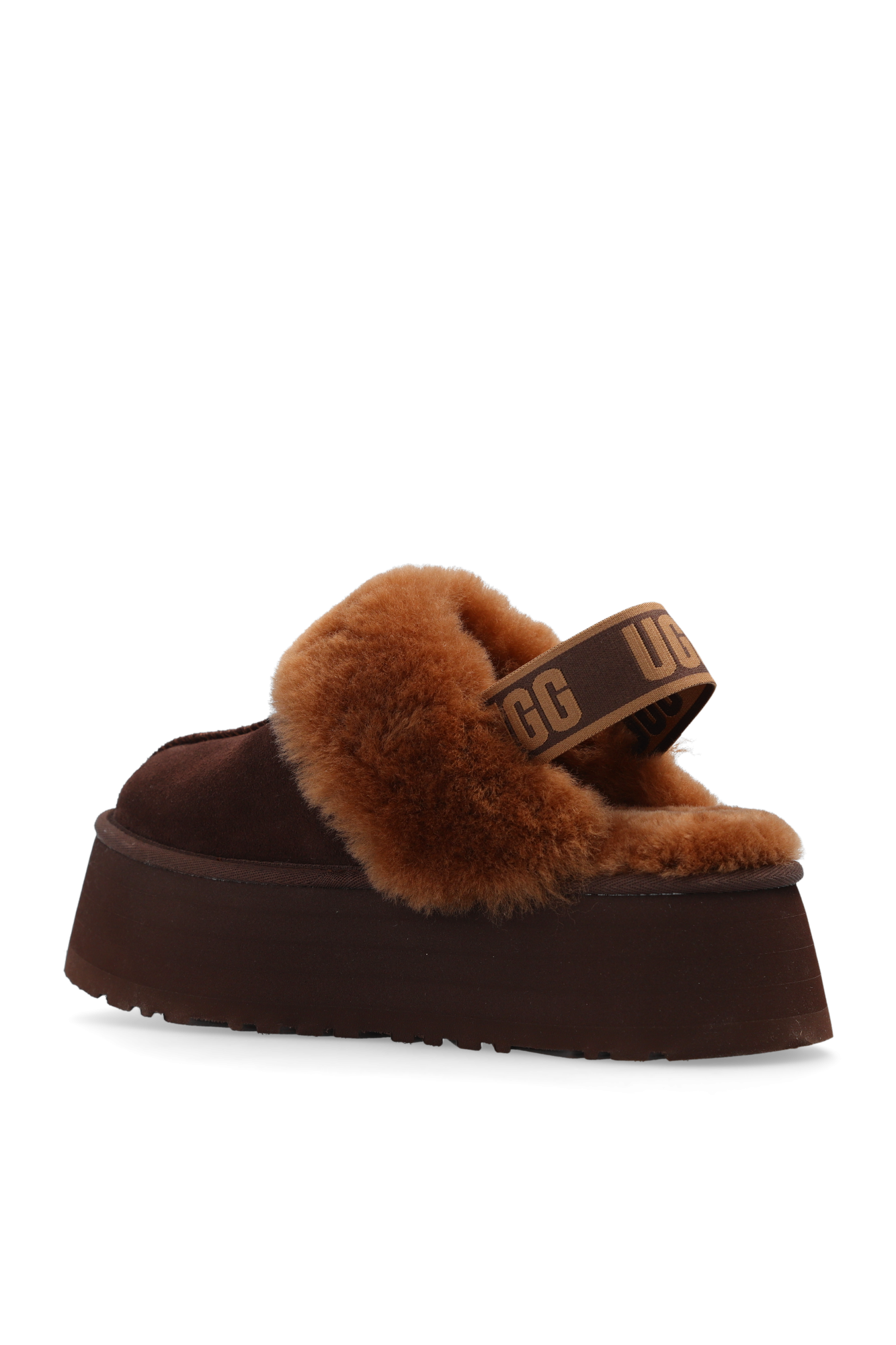 UGG ‘Funkette’ suede platform slippers