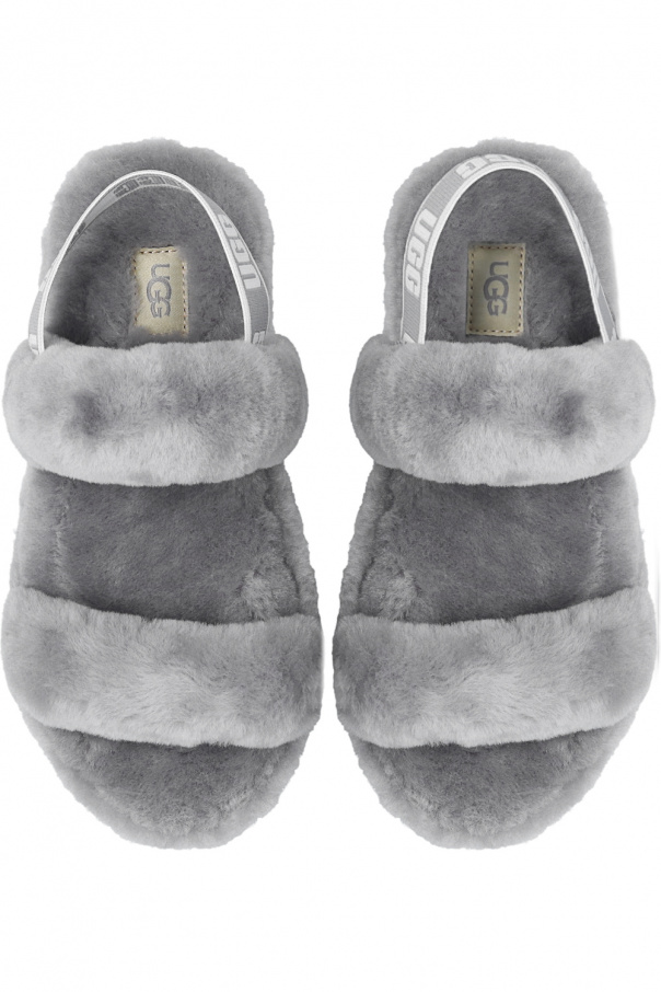 ugg bain Kids ‘Oh Yeah’ shearling sandals