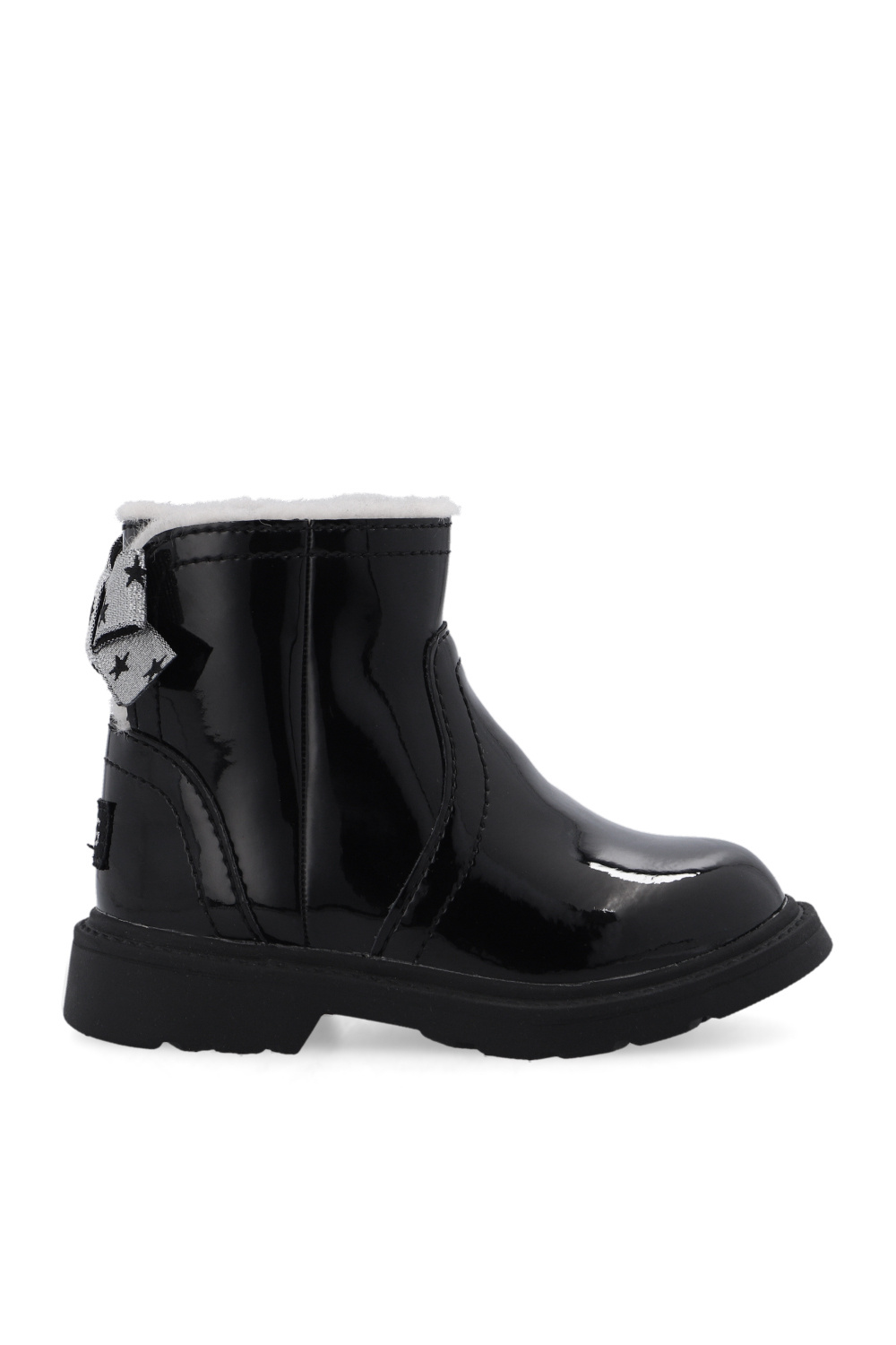 UGG Kids ‘T Lynde Patent’ leather ankle boots