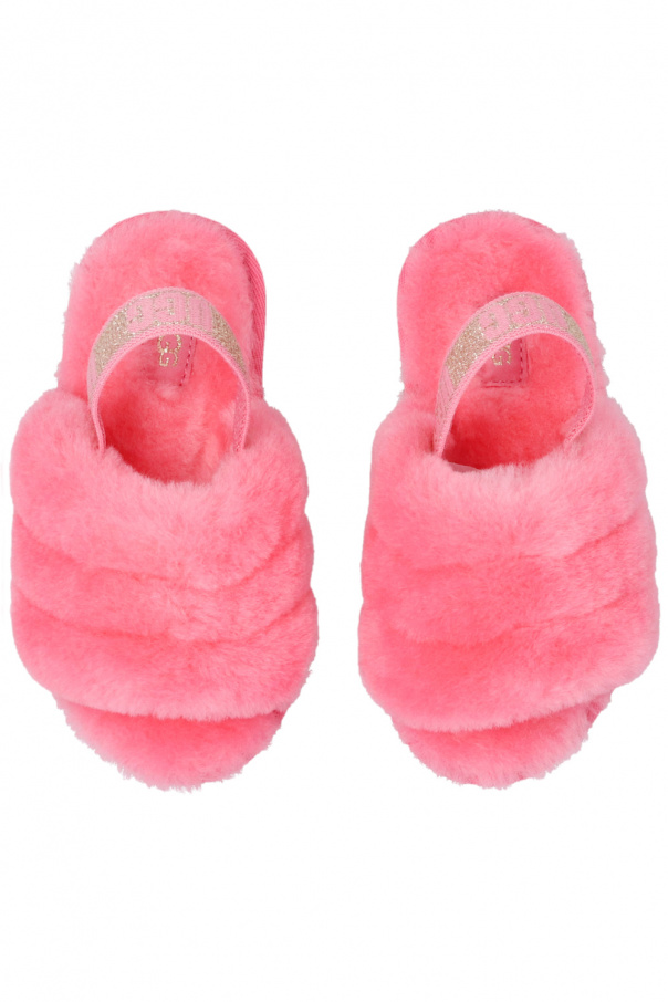 UGG Kids ‘Fluff Yeah’ shearling sandals