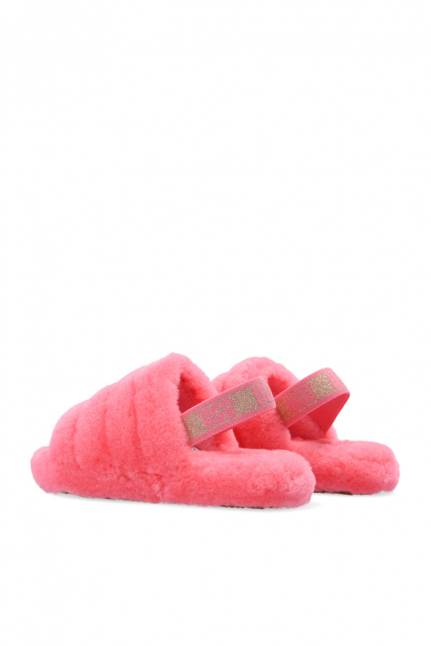 ugg neutri Kids ‘Fluff Yeah’ shearling sandals