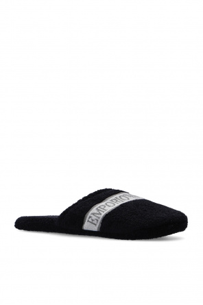 Emporio Armani Logo-embroidered slippers