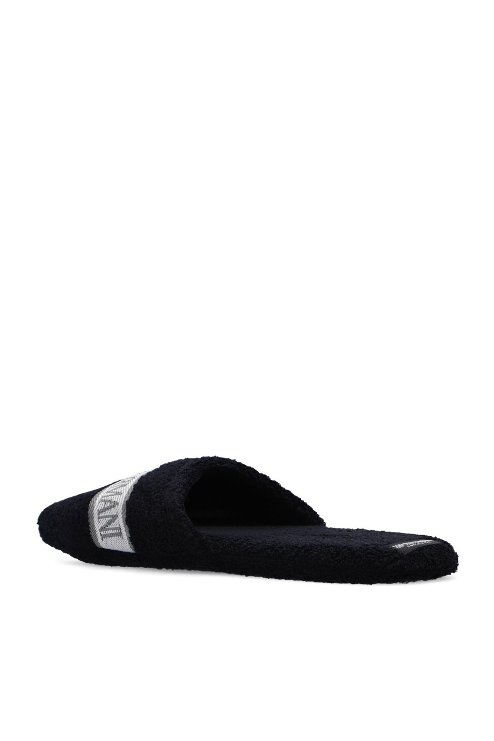 Emporio armani Logo-embroidered slippers