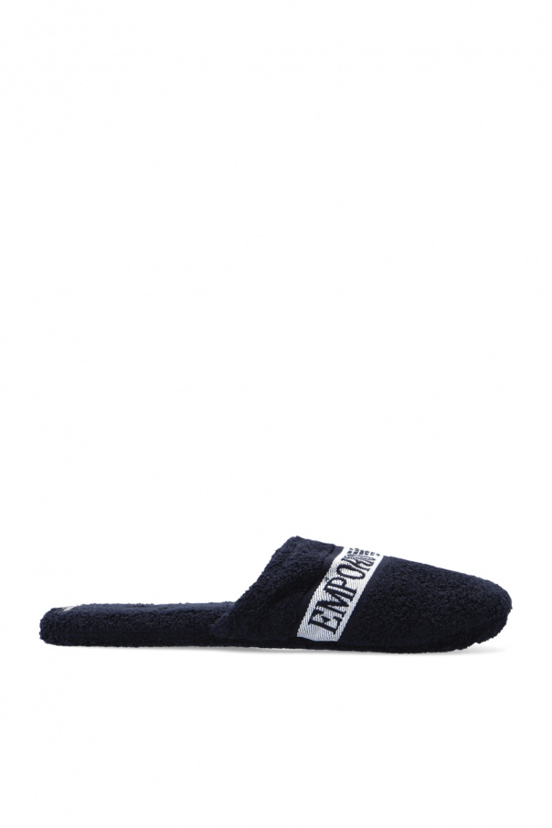 Emporio armani XD228 Logo-embroidered slippers