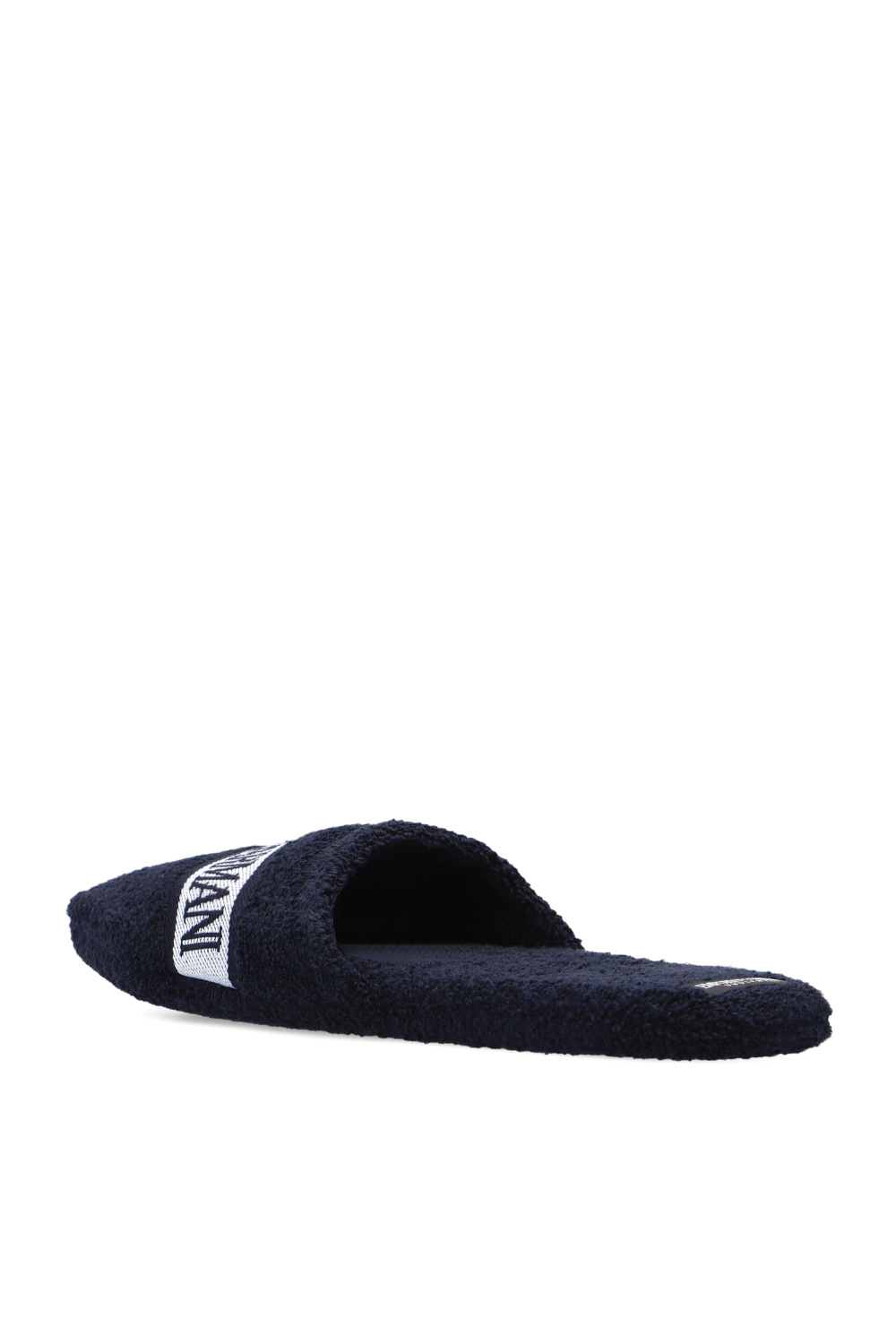 Emporio Armani Logo-embroidered slippers