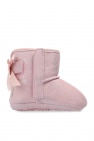 UGG Kids ‘Jesse Bow II Shimmer’ suede snow boots