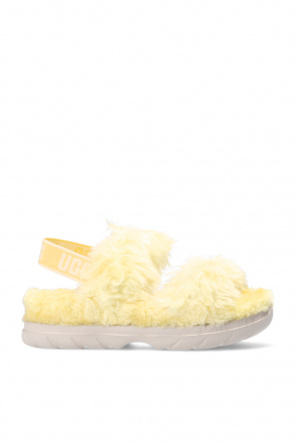 ‘w fluff’ fur sandals od UGG