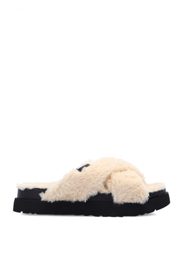 UGG ‘Fuzz Sugar Cross Slide’ slides