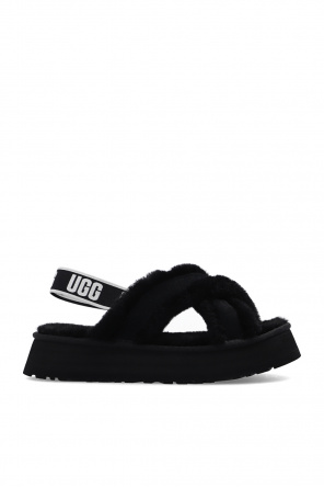 ‘disco cross slide’ sandals od UGG