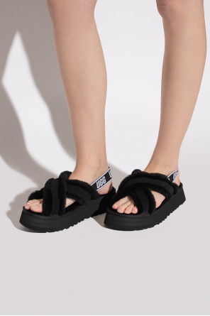 ‘disco cross slide’ sandals od UGG