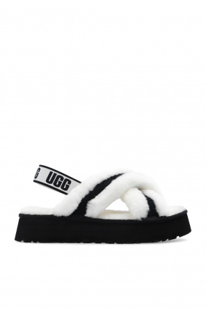 ‘disco cross slide’ platform sandals od UGG