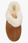 UGG BROWN ‘Disquette’ suede slides