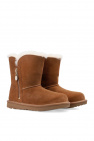 UGG Kids ‘ Bailey Zip Short’ suede snow boots