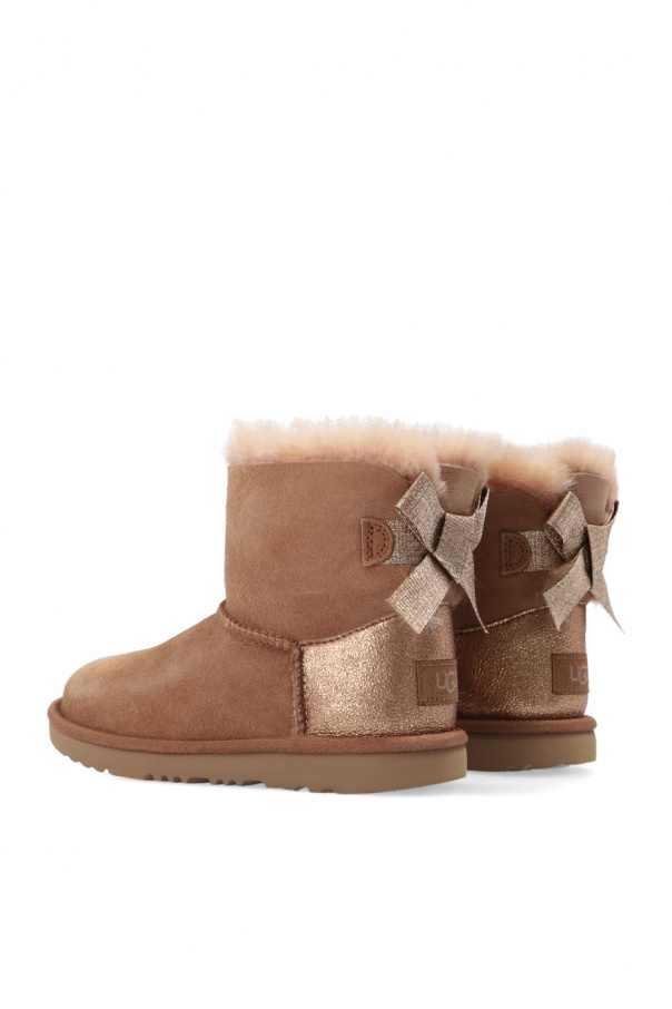 ugg around Kids ‘Mini Bailey Bow Glitz’ snow boots