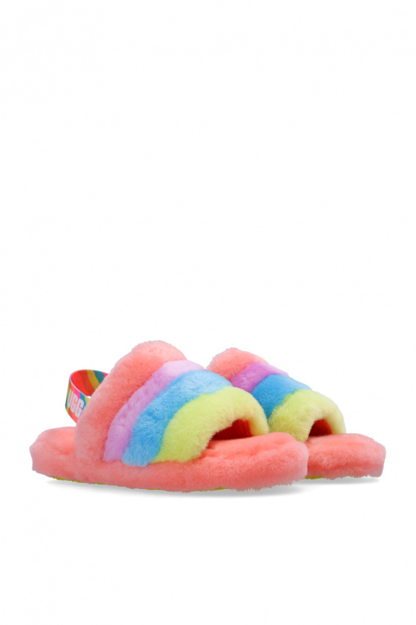 ugg beckham Kids ‘K Fluff Yeah’ sandals