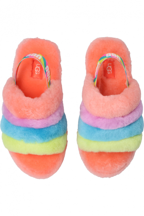 ugg beckham Kids ‘K Fluff Yeah’ sandals