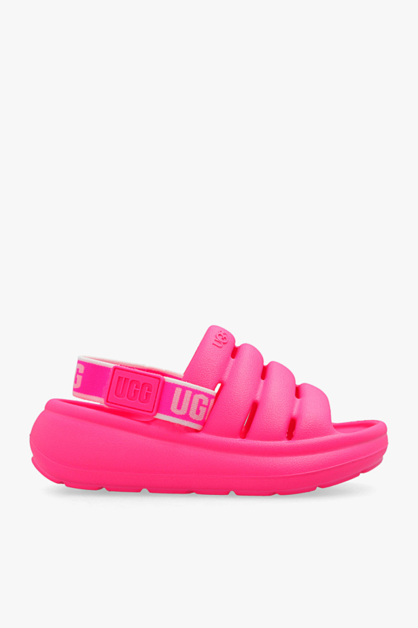 ugg faux-fur Kids ‘Sport Yeah’ sandals
