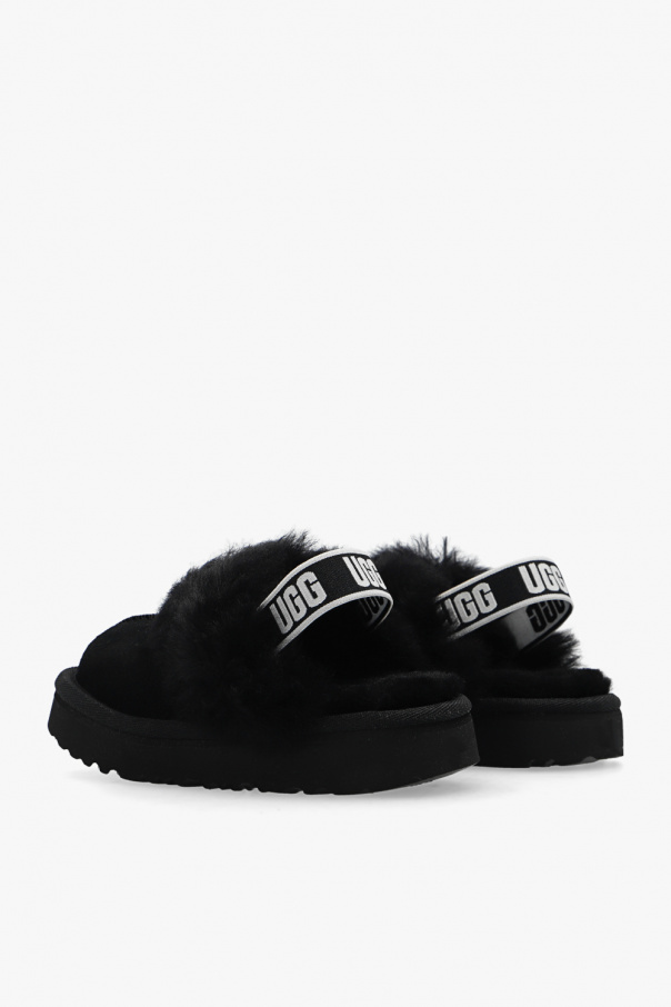 ugg che Kids ‘Funkette’ suede slippers