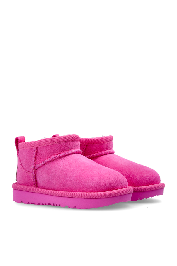 UGG Kids Suede snow boots ‘Classic Ultra Mini’