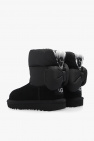 UGG Kids BLACK ‘T Bailey Bow Maxi’ snow boots