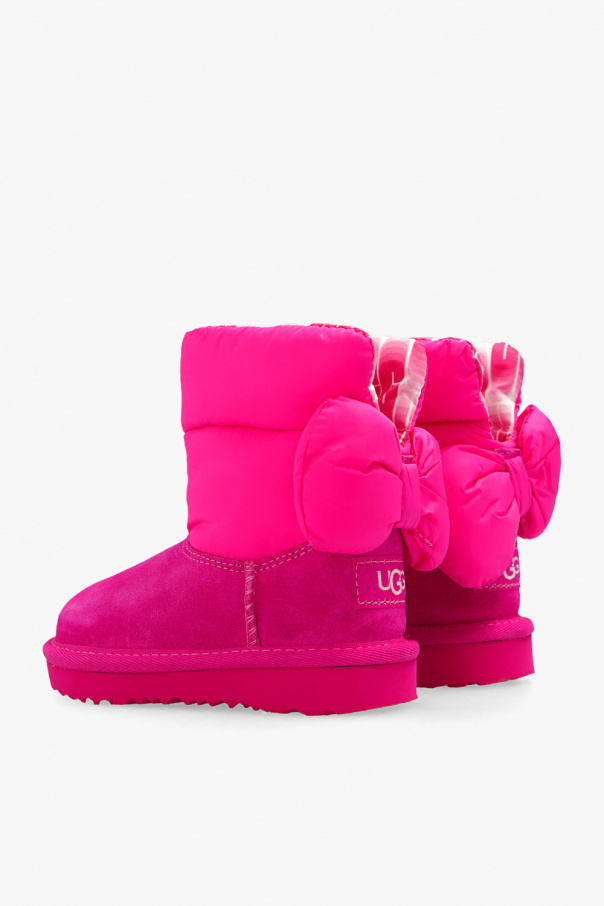 UGG Faux Kids ‘T Bailey Bow Maxi’ snow boots