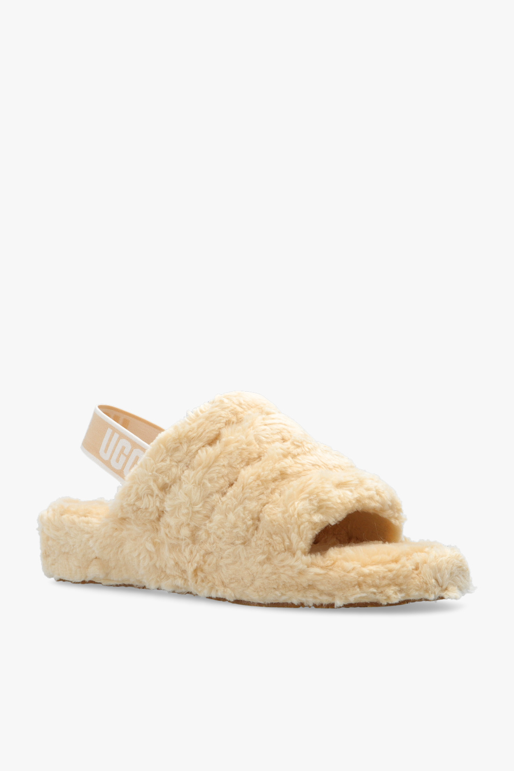 UGG ‘Fluff Yeah Fuzz Sugar’ fur sandals