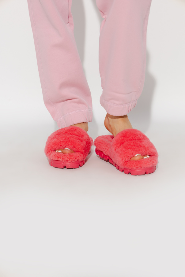 ugg button ‘Cozetta Curly’ slides