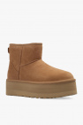 UGG BROWN ‘Classic Mini Platform’ snow boots