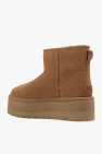 UGG BROWN ‘Classic Mini Platform’ snow boots
