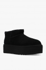 UGG BLACK ‘Classic Ultra Mini Platform’ snow boots