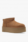 UGG BROWN ‘Classic Ultra Mini Platform’ snow boots