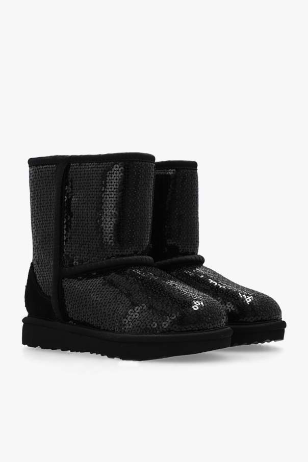 ugg lacquer Kids ‘Classic Short’ snow boots