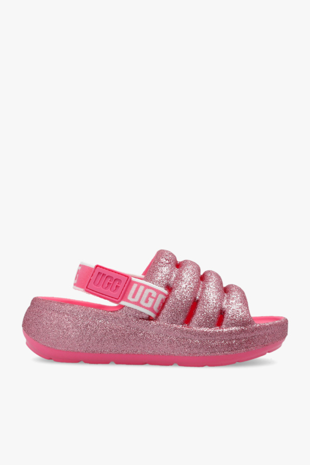 UGG Kids ‘Sport Yeah’ glitter sandals