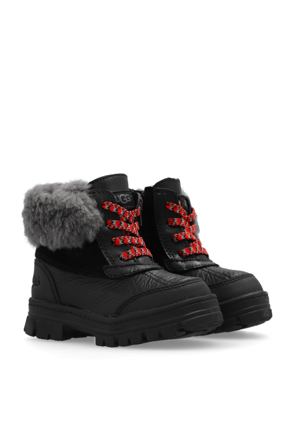 UGG sheepskin Kids ‘T Ashton Addie’ leather boots