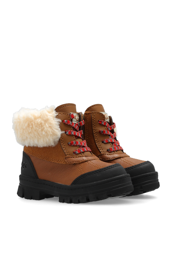 UGG Kids ‘Ashton Addie’ leather ankle boots