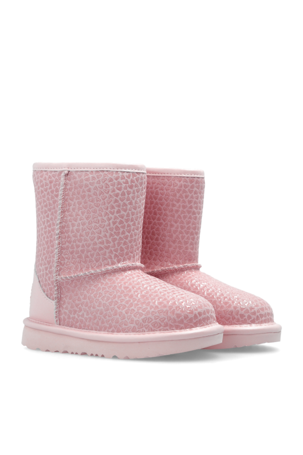 ugg oversized Kids ‘T Classic II Gel Hearts’ snow boots