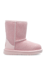 UGG Kids ‘T Classic II Gel Hearts’ snow boots