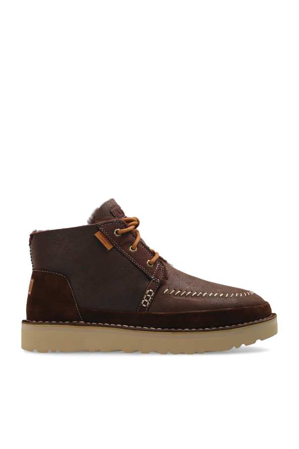 ugg Puff Buty `Жіночі чоботи ugg Puff mini naveah chestnut