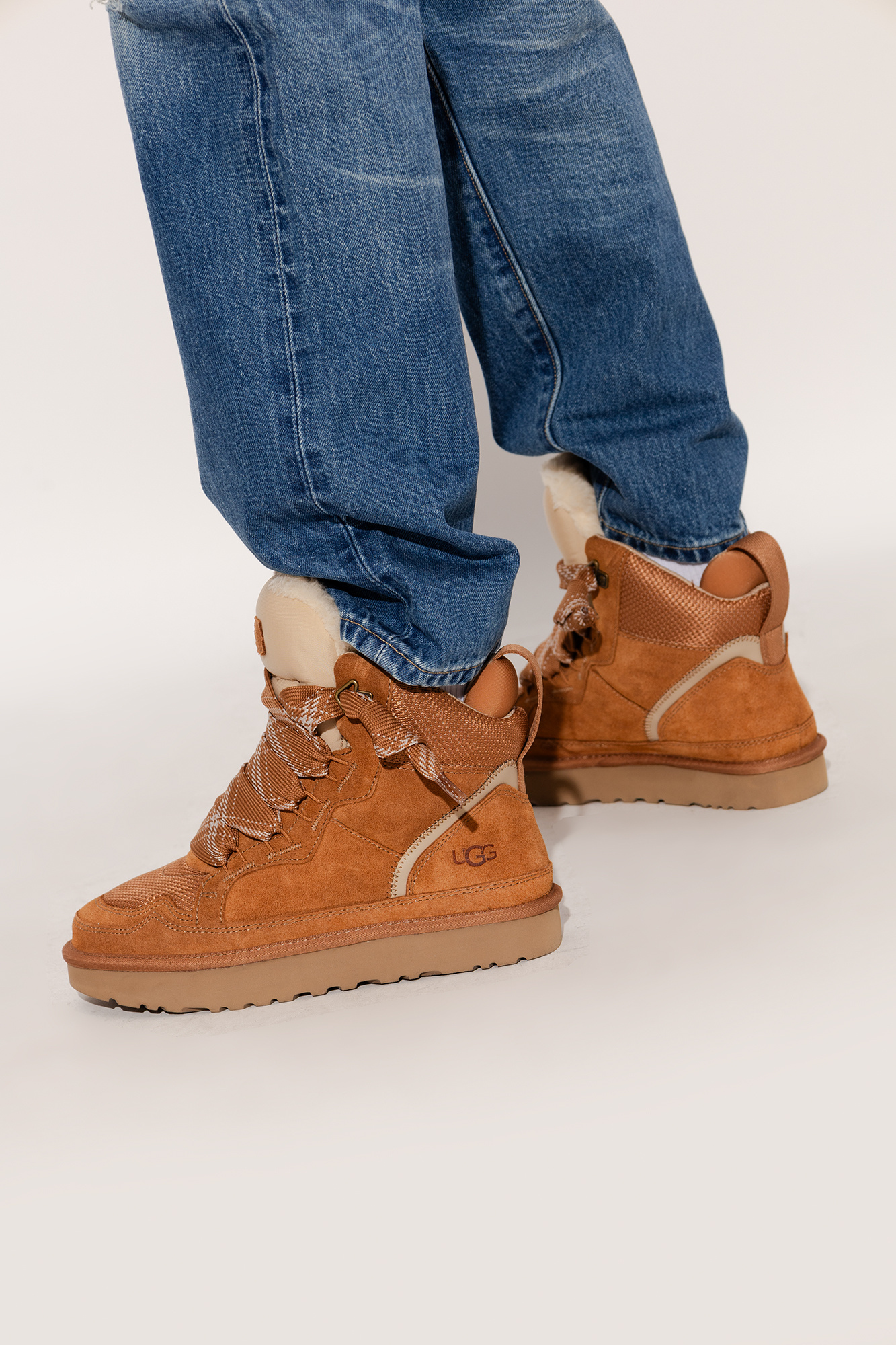 Ugg ‘highmel' Leather Boots In Brown