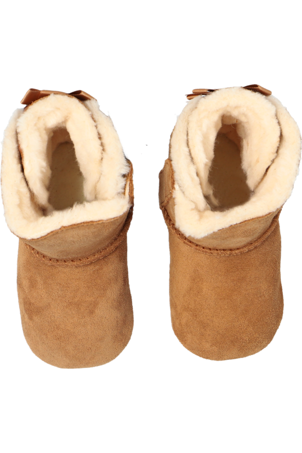 UGG Kids Suede baby shoes Baby Bailey Bow