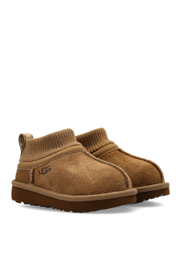 UGG Kids Suede snow boots ‘Classic Ultra Stretch Cuff’