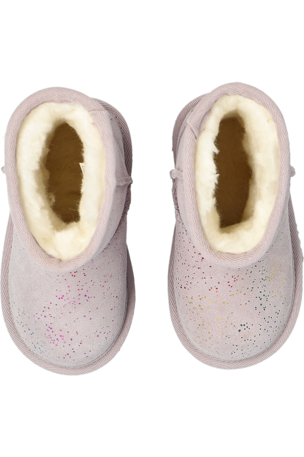 UGG Kids Śniegowce `T Classic II Shimmer Sky’